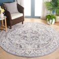 thumbnail image 2 of SAFAVIEH Opal Marisa Oriental Area Rug, Grey/Ivory, 6'7" x 6'7" Round, 2 of 7