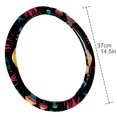thumbnail image 4 of Alien 14.5 Inch Printing PVC Leather Steering Wheel Cover Car Wheel Covers Auto Accessories, 4 of 6