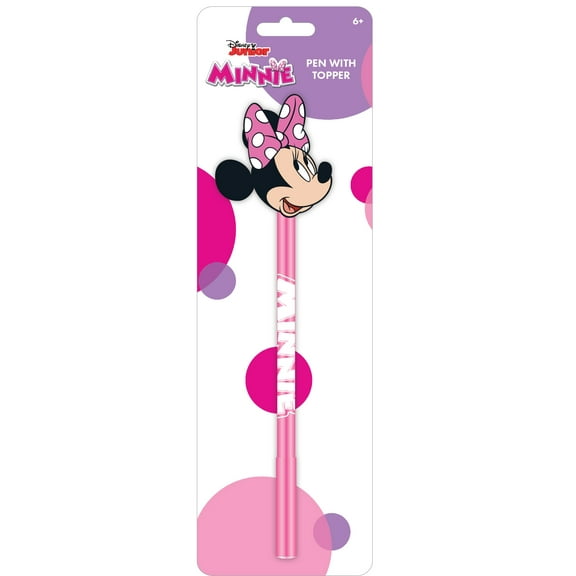 Die-Cut Rubber Molded Topper Pen - Minnie
