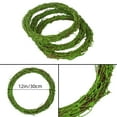 thumbnail image 2 of 2Pcs Natural Grapevine Wreath, 12" Hand-Woven Vine Branch Wreaths for DIY Crafts, Christmas Decorations, Home & Event Styling(Green), 2 of 6