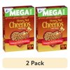 (2 pack) Honey Nut Cheerios Heart Healthy Gluten Free Breakfast Cereal, Giant Size, 29.4 oz