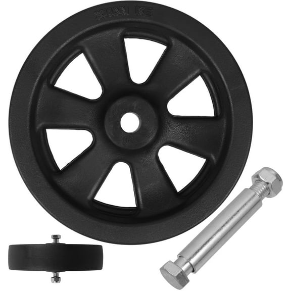 WHAMVOX Ribbed Wobble Roller Boat Trailer Parts and Accessories Wheel Travel Black