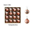 thumbnail image 2 of Christmas Ball Ornaments 16 Pcs - Small Shatterproof Christmas Balls, Aesthetic Decorations Indoor, Classic Holiday Party Hanging Ornaments for Xmas Tree, Wreath, Vines, Multicolor, 2 of 7