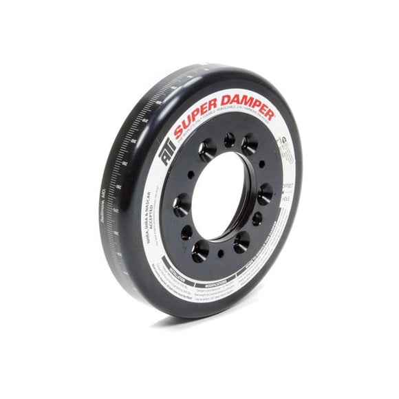ATI Performance 917020 2 Ring Aluminum Super Damper Shells for 1959 Chevy 3B - Black Zinc Chromate