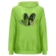thumbnail image 4 of WILLBEST Sudadera de Mujer, Estilo Femenino, con Capucha, Manga Larga y Estampado, Inspirada En El Día de San Patricio (Tema Verde) Modelo 1595 Grande, 4 of 4