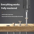 thumbnail image 6 of Electric Screwdriver Set Featuring Various Screwdriver Bits Crosses Flat Head Type Ergonomic Handle High Capacity, 6 of 9