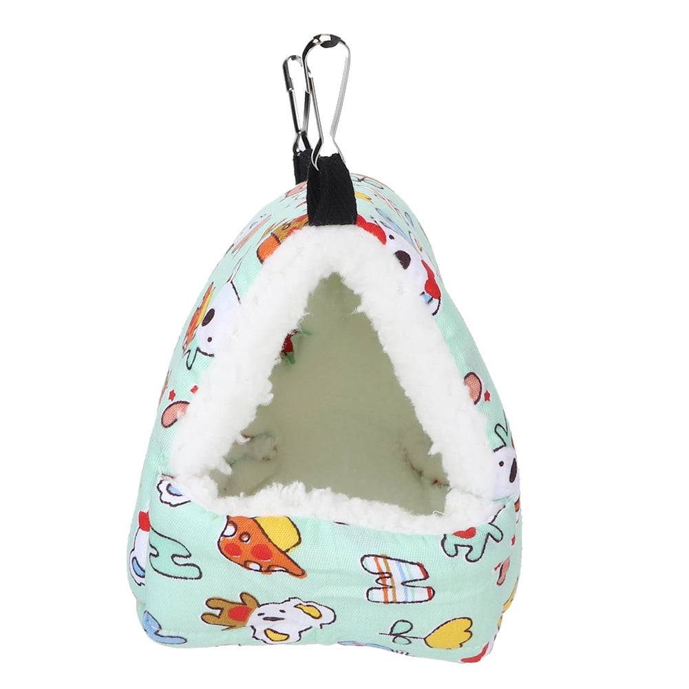 Premium Cozy Winter Hamster Hammock Hanging Bed Warm Small Pet Nest House for Squirrel Sugar Glider Rabbit Guinea Pig Chinchilla, Comfortable Hanging Cage Accessories, 13x12x6 inches / 33x30x15 cm