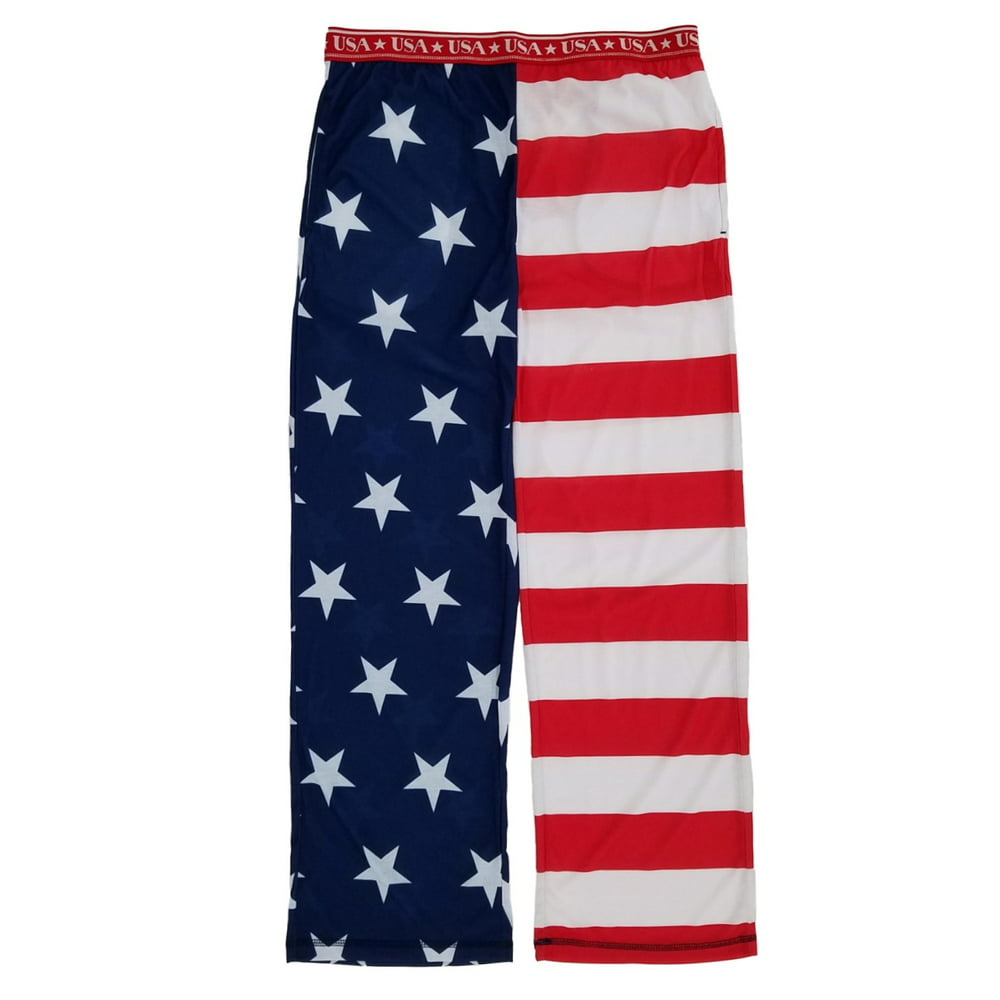 Top Drawer - Mens American Flag USA Patriotic Sleep Pant Lounge Pant ...
