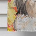 thumbnail image 4 of Carolines Treasures CK1826CHF Automne Feuilles Shih Tzu Drapeau Toile Maison Taille, 4 of 4