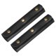 thumbnail image 1 of Uxcell 2Pcs Funda de Cuero con 3 Broches Metálicos para Maletas, Negro, 1 of 7