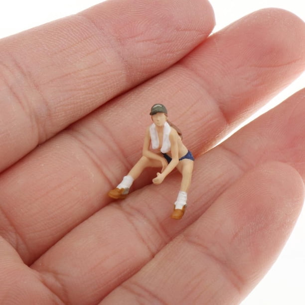Modelo de muñeca pintada a 1/64, escenas de personas, muñeco reparador, juguetes para trabajadores, de construcción, decoración d estilo3 Yotijar Modelos en miniatura Personas