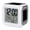 Black, variant on Orange Fall Geometric Digital Alarm Clock for Bedrooms,Smart LED Alarm Clock with 7 Color Changing Night Light,Modern Abstract Art Plaid Gingham Silent Wake Up Clocks for Sleep Study 3.2"x3.2"