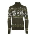 thumbnail image 4 of FYDUU Christmas Sweater Cardigan Men's Autumn Winter Outdoor Casual Cardigans Style Slim Fit Pullover Knit Sweater Jacket Trendy Sweater Tops, 4 of 4
