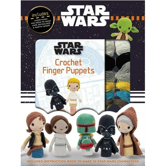 Crochet Kits: Star Wars Crochet Finger Puppets (Mixed media product)