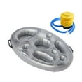 thumbnail image 4 of BELOVING Inflatable Floating Drinks Holder Swimming Pool Hot Tub BBQ Pool Drink Float with Foot pump, 4 of 10