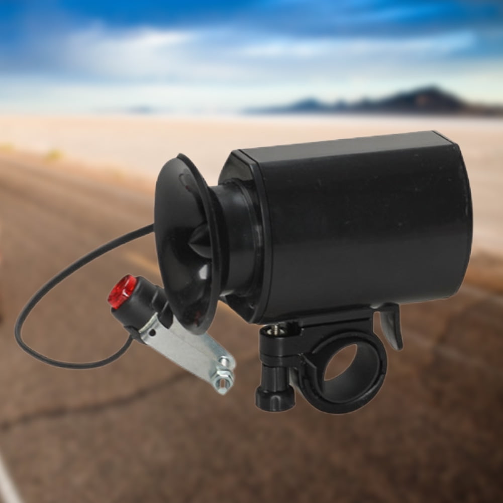 Xewsqmlo 6 Alarm Sound Bike Bicycle Electric Horn Siren Bell with Mount