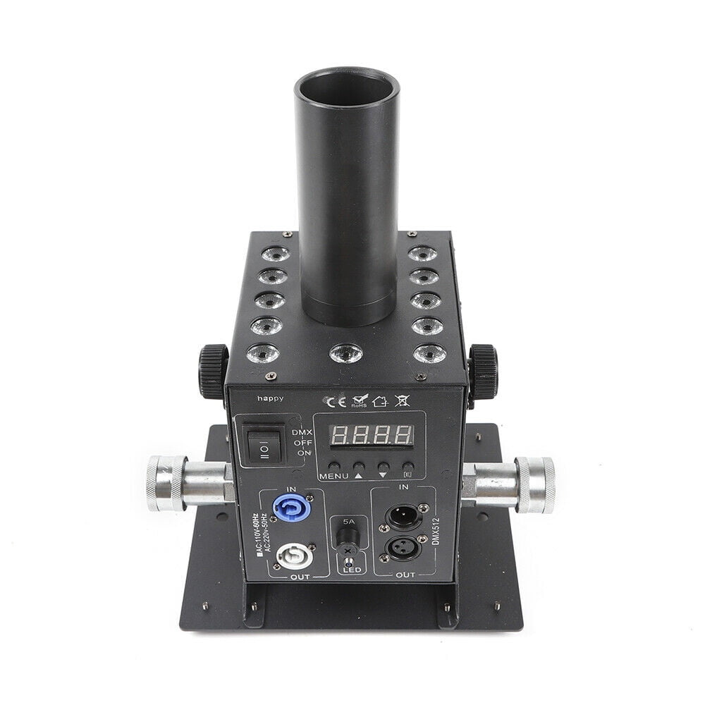 LED CO2 Jet Machine RGB DMX Fog Machine Effect Tool for DJ Stage Disco 6CH 70W