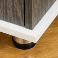 thumbnail image 4 of PawHut Wooden Dog Kennel, Furniture End Table with Lockable Door, Small Size Pet Crate Indoor Animal Cage, Grey, 4 of 7