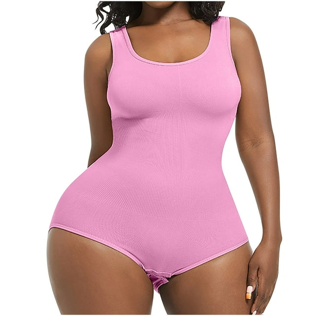 Weiqiqre Womens Shapewear Tummy Control Tummy Control Shapewear Round Neck Seamless Butt Lifter Full Body Shaper