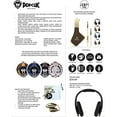 thumbnail image 3 of PopClik JUMP! Pro Headphones in Black 40 mm Neodymium Magnet Driver Over the Ear 16 Ohms Impedance, 3 of 9