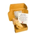 thumbnail image 2 of Pequeño oso de peluche con tarjeta inspiradora Lindo animal de peluche suave y tierno Marrón, 2 of 9