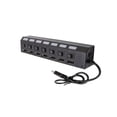 thumbnail image 4 of Worallymy Extensor de adaptador USB de 7 puertos Computadora portátil Divisor USB 2.0 de 480 Mbps con interruptores individuales Worallymy JD735808809, 4 of 7