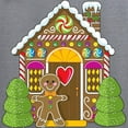 thumbnail image 3 of CafePress - Gingerbread House Zip Hoodie - Zip Hoodie, Classic Hooded Sweatshirt with Metal Zipper, 3 of 4
