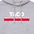 thumbnail image 3 of Instant Message - Taco Tuesday Crossed Out - Men's Pullover Hooded Fleece Sweatshirt, 3 of 6