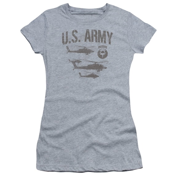 Army - Airborne - Juniors Teen Girls Cap Sleeve Shirt - X-Large