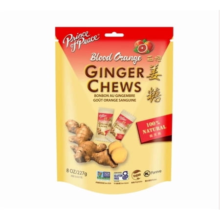 Prince of Peace Ginger Chews, Blood Orange, 8 OZ