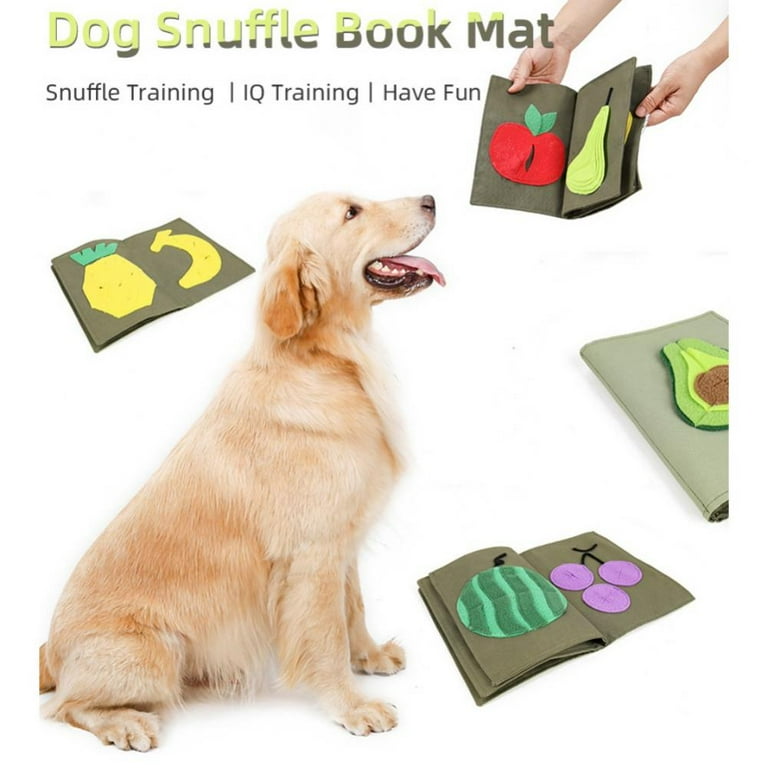 Pet Dog Snuffle Mat Pet Sniffing Training Blanket Detachable Fleece Pads Dog  Mat Relieve Stress Nosework Puzzle Toy Pet Nose Pad