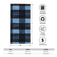 thumbnail image 2 of Polyester Long Towel Multi-Size Water Absorption Good Bright Fluffy Soft For Bathroom Swimming Pool Beach Outdoor Travel Midnightblue Buffalo Plaid Check Tartan Scotland_1, 2 of 8