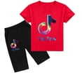thumbnail image 3 of Bzdaisy TikTok Short Sleeve T-Shirt & Shorts Set - Trendy Dancewear for Kids | Comfy and Stylish | Perfect for TikTok Fans and Young Dancers, 3 of 4