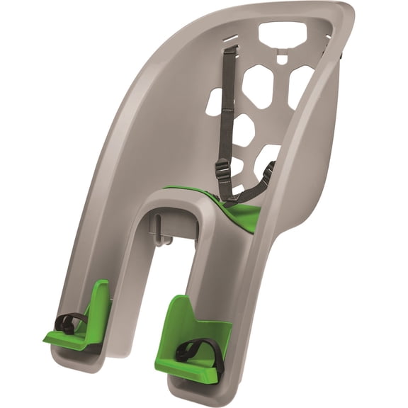Bell Sports Adjustable Shell Rear Child Carrier Bicycle Seat, Gray
