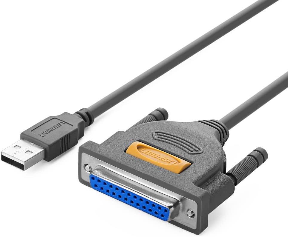 IYEFENG USB to DB25 Parallel Printer Cable Adapter 6FT Male to Female