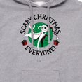 thumbnail image 2 of The Nightmare Before Christmas - Scary Christmas Everyone - Men's Pullover Hooded Fleece Sweatshirt, 2 of 5