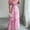 Pink, variant on ZOELNIC Women's Summer Butterfly Maxi Dress Flutter Sleeve Square Neck Ruched High Waist Flowy A-Line Dress, L