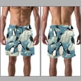 thumbnail image 3 of luoweisi Men's Beach Shorts Quick Dry Swim Trunks with Mesh Lining Penguin L, 3 of 5