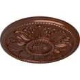 thumbnail image 3 of Ekena Millwork 18"OD x 1 3/4"P Edinburgh Ceiling Medallion (Fits Canopies up to 5 1/4"), Hand-Painted Copper Penny, 3 of 6