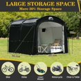 thumbnail image 2 of Carpa de Almacenamiento para Bicicletas Happy Travel Outdoor 2 en 1 8.2x7.3x6.4 pies, 2 of 9
