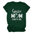 thumbnail image 1 of Gibobby Playera Corte clásico para Mujer Blusa clásica cómoda manga corta con estampado palabras ultrasuaves y cuello redondo informal para mujer para(Verde,M), 1 of 3