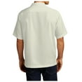 thumbnail image 3 of Yellow Rooster Men's Short Sleeve Easy Care Camp Male Shirt Ivory S, 3 of 6