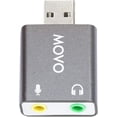 thumbnail image 1 of USB-AC1 3.5mm TRRS rophone to USB 2.0 Stereo Digital Audio Converter - USB Sound Adapter for Computer, 1 of 5