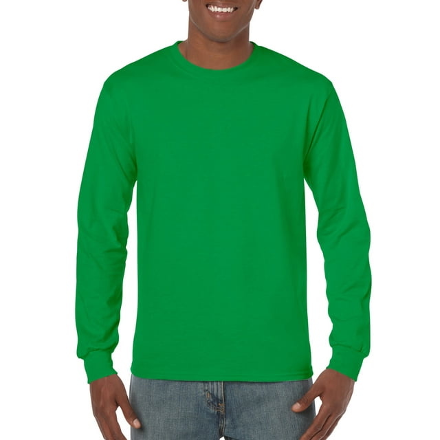 Gildan - T-Shirt à Manches Longues en Coton Épais