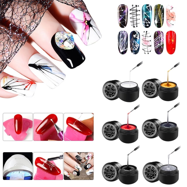 onlyliua Descuentos de Temporada Pegamento Elástico para Pintar Uñas, Pegamento Súper Elástico para Pintar, Pegamento para Uñas Pintado para Bricolaje