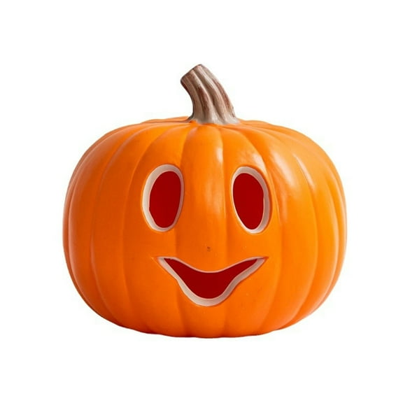 Latrodar Halloween LED Pumpkin Lights Halloween Light Up Pumpkin Battery Upgraded oom Decoration Props Orange 9.2x9.2 Inch Home Tools