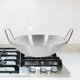 thumbnail image 4 of unbranded Wok De Acero Inoxidable Con Doble Asa Para Cocina Hogar Color Plateado Resistente Y No Pegajoso, 4 of 8