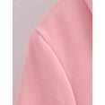 thumbnail image 4 of Minnieouse Abrigo largo informal de doble botonadura con cuello en V y temperamento sólido para mujer, abrigos rectos de longitud media, prendas de vestir, Abrigos y chamarras Caqui S Minnieouse AP013339-07, 4 of 6