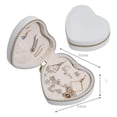 thumbnail image 2 of Mujeres PU Travel Colr Belleza Pendientes Estuche de Almacenamiento Hugo bandeja de joyería de mujer, 2 of 9