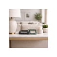 thumbnail image 2 of Elegant Marble Two Tone Square Links for Home Decor - Decorative Ornament for Bathroom Vanity, Office, and Living Room Decor - Modern Accent for Shelf Display and Coffee Table - 2", Black & Green, 2 of 13